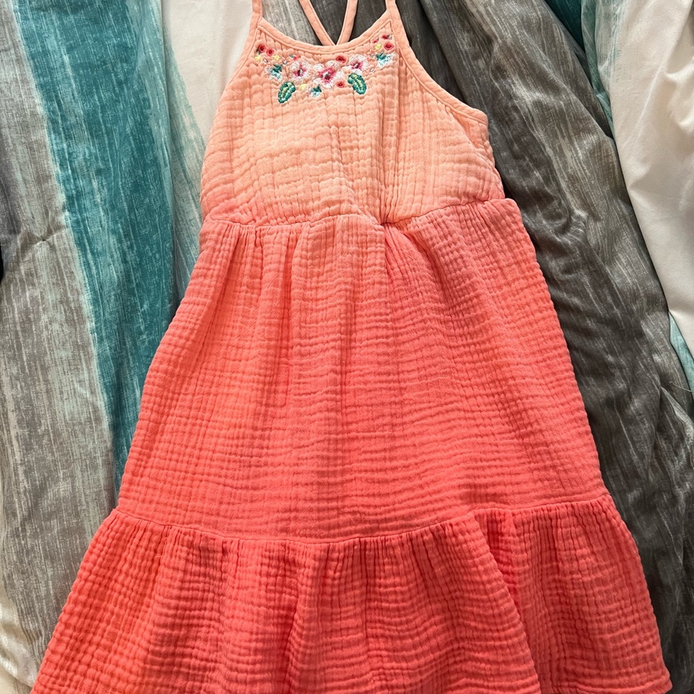 Jumping Beans Coral and Peach Kids Dress